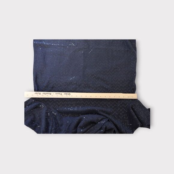 NWT Lane Bryant Sweater Plus Size 14/16 Cowl Neck Blue Sequins Stretch Pullover - Picture 9 of 16